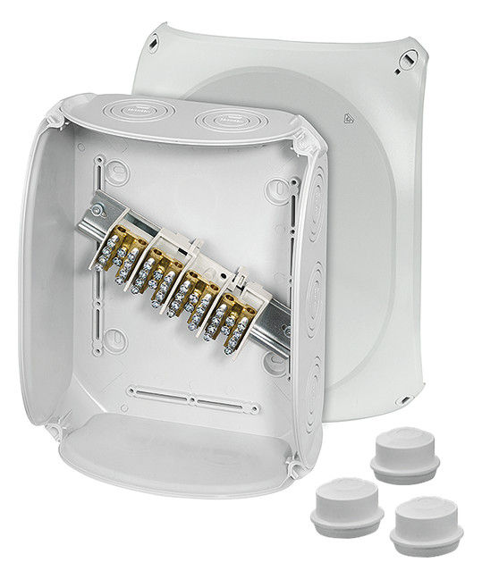 1St. Hensel DK 2524 S Kabelabzweigkasten 25 qmm, 3phasig, 4pol. Hauptleitungsabzweigkl. 62000167 DK2524S