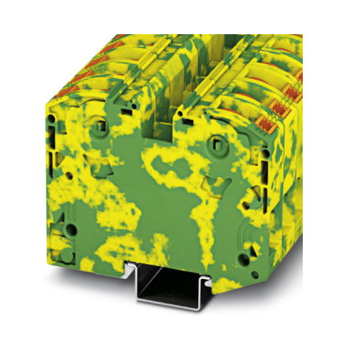 1St. Phoenix Contact PTPOWER 35-PE Schutzleiter-Reihenklemme Power-Turn-Anschluss Anzahl der Anschlüsse: 2 2,5 mm² - 35 mm² AWG: 12 - 2 B=16 mm grün-gelb Montageart: NS 35/15 3212066 1St. Phoenix PTPOWER 35-PE Schutzleiter-Reihenklemme Power-Turn-Anschluss Anzahl der Anschlüsse: 2 2,5 mm² - 35