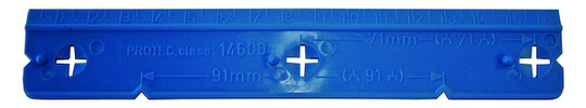 1St. Protec.Class PBS Bohrschablone fuer HW-Dosen blau