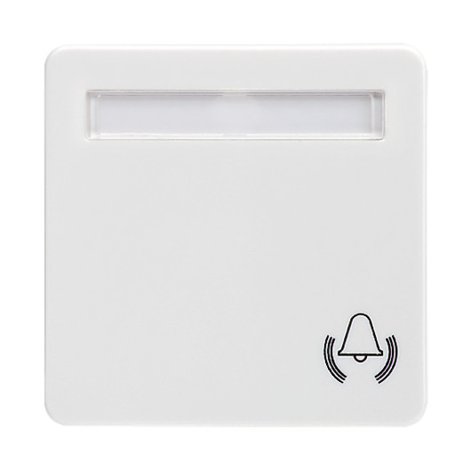 1St. Elso 213134 Wippe mit Schriftfeld und Symbol Klingel FASHION/RIVA/SCALA reinweiß 1St. Elso 213134 Wippe mit Schriftfeld und Symbol Klingel FASHION/RIVA/SCALA reinweiß