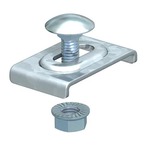 1St. OBO Bettermann GKT 38 G Klemmstück für Gitterrinne zur Trennstegbefestigung