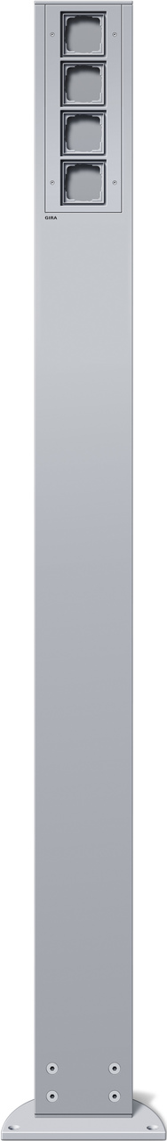 1St. Gira 135626 E-Säule 4x Leereinheit 1600 mm Energiesäule Farbe Alu