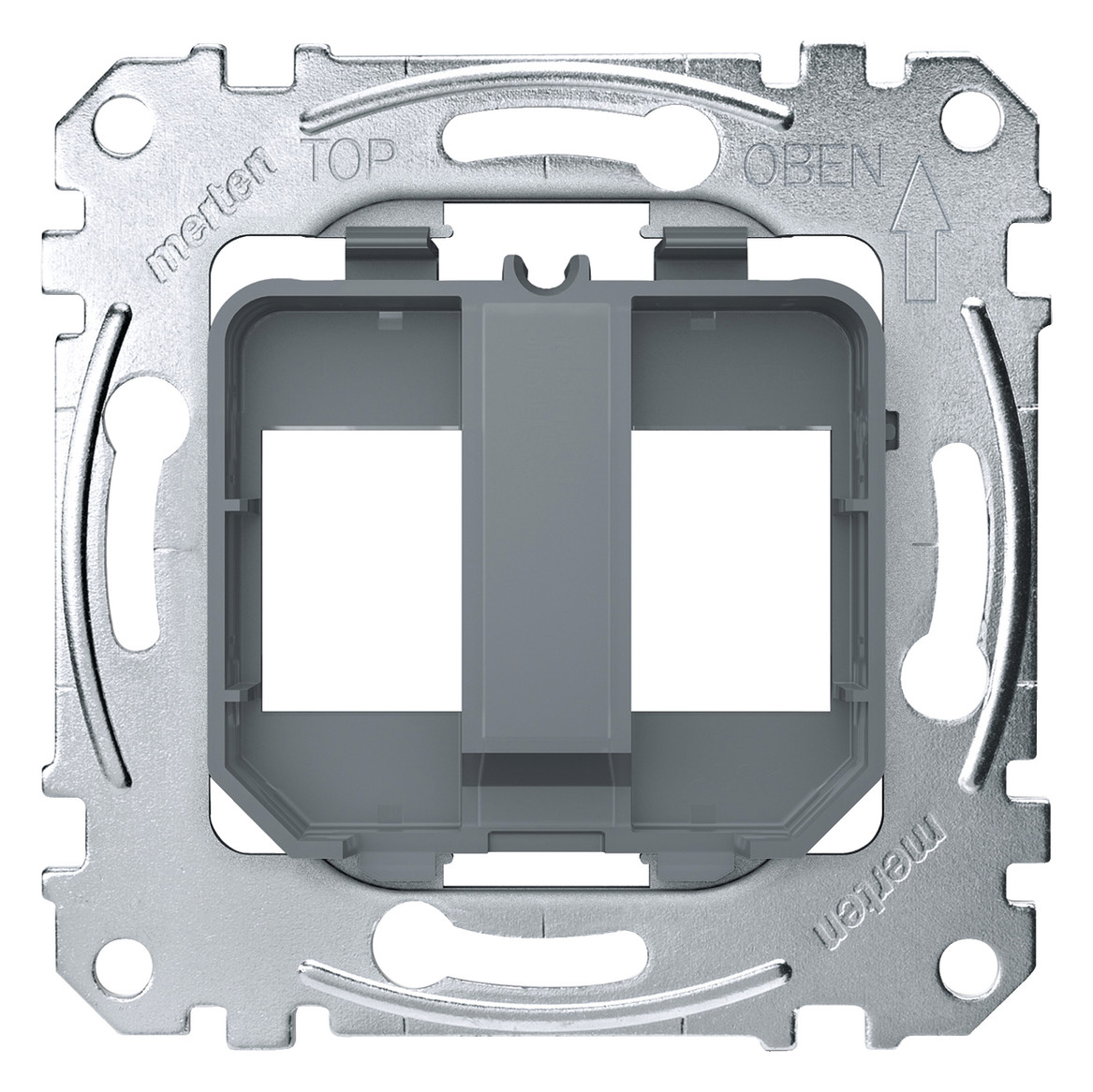 1St. Merten MEG4566-0080 Tragplatten für Steckverbinder Modular Jack, transparent...