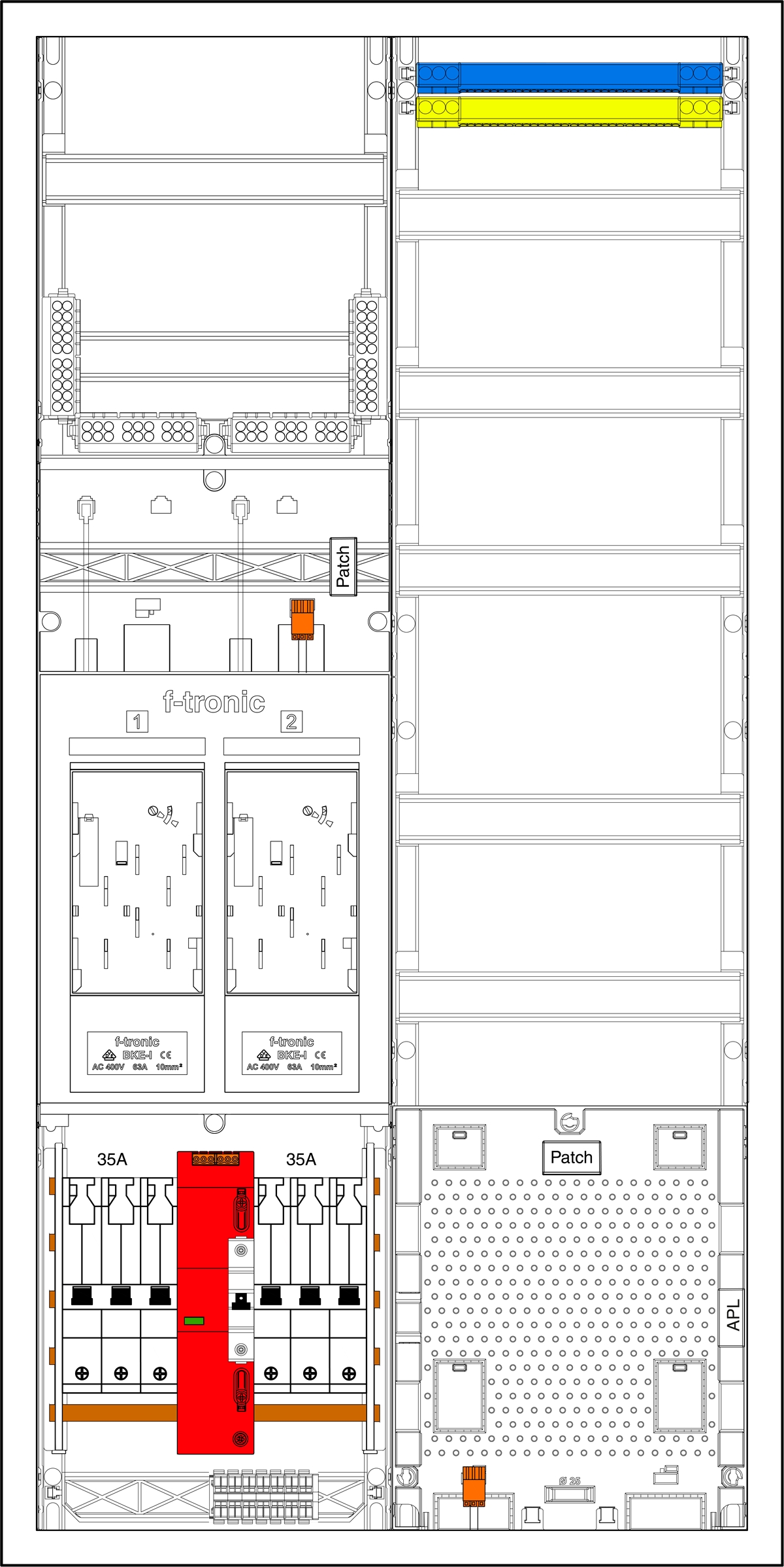 1St. F-Tronic EHZ722APZ35ÜSB10 EHZ722APZ35ÜSB10, 2 ZP, 1 VAPZ inkl. APL, SLS 35A, ÜSSB10 mit SV, 2 PPV, 1 PL150 7195269