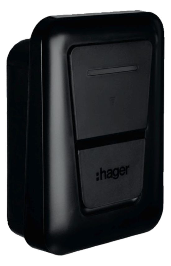 1St. Hager XVR111S Ladestation mit Ladesteckdose 11kW