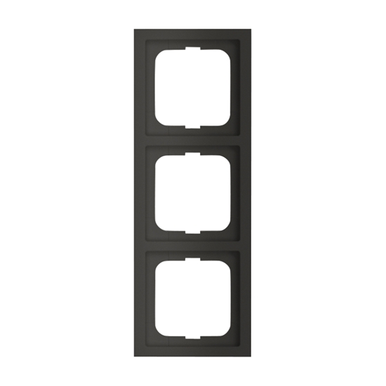 1St. Busch-Jaeger 1723-885K future linear-3-fach Rahmen future linear schwarz matt