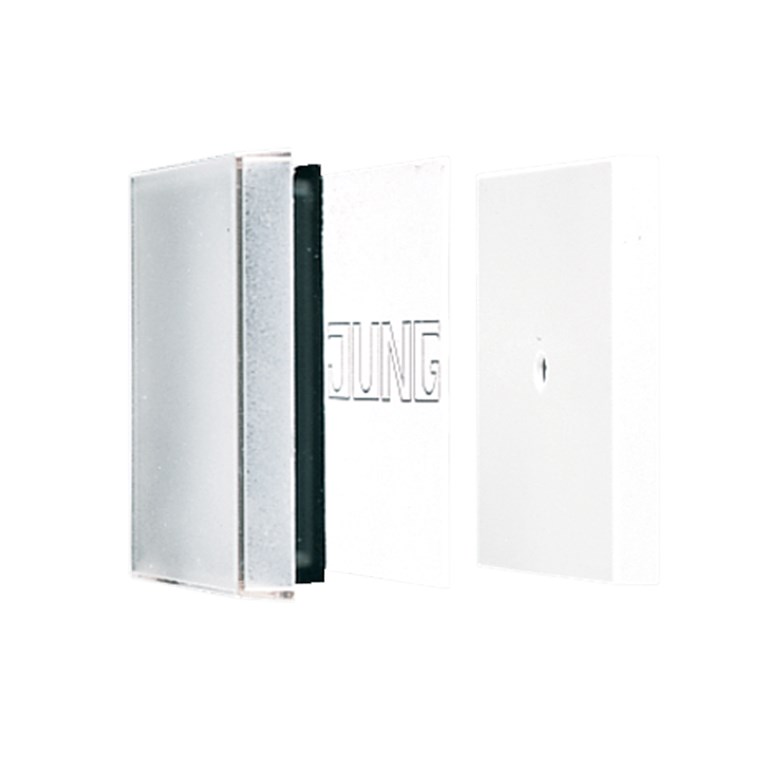 1St. Jung LS990NAGL Wippe transparente Abdeckung 52 x 70 mm für beliebige Beschriftung/Dekor-Einl. LS 990 NAGL
