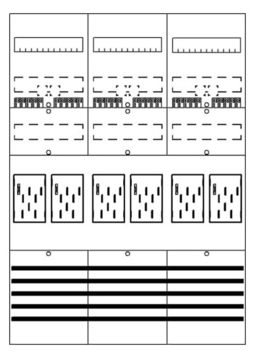 1St. Striebel & John BF37F6 BF37F6 Zählerfeld 7RE 6Z vorverdrahtet