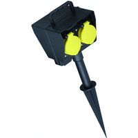 1St. Bachmann 394.182 Gartensteckdose mit Erdspiess 4x Schuko mit Deckel 1St. Bachmann 394.182 Gartensteckdose mit Erdspiess 4x Schuko mit Deckel...