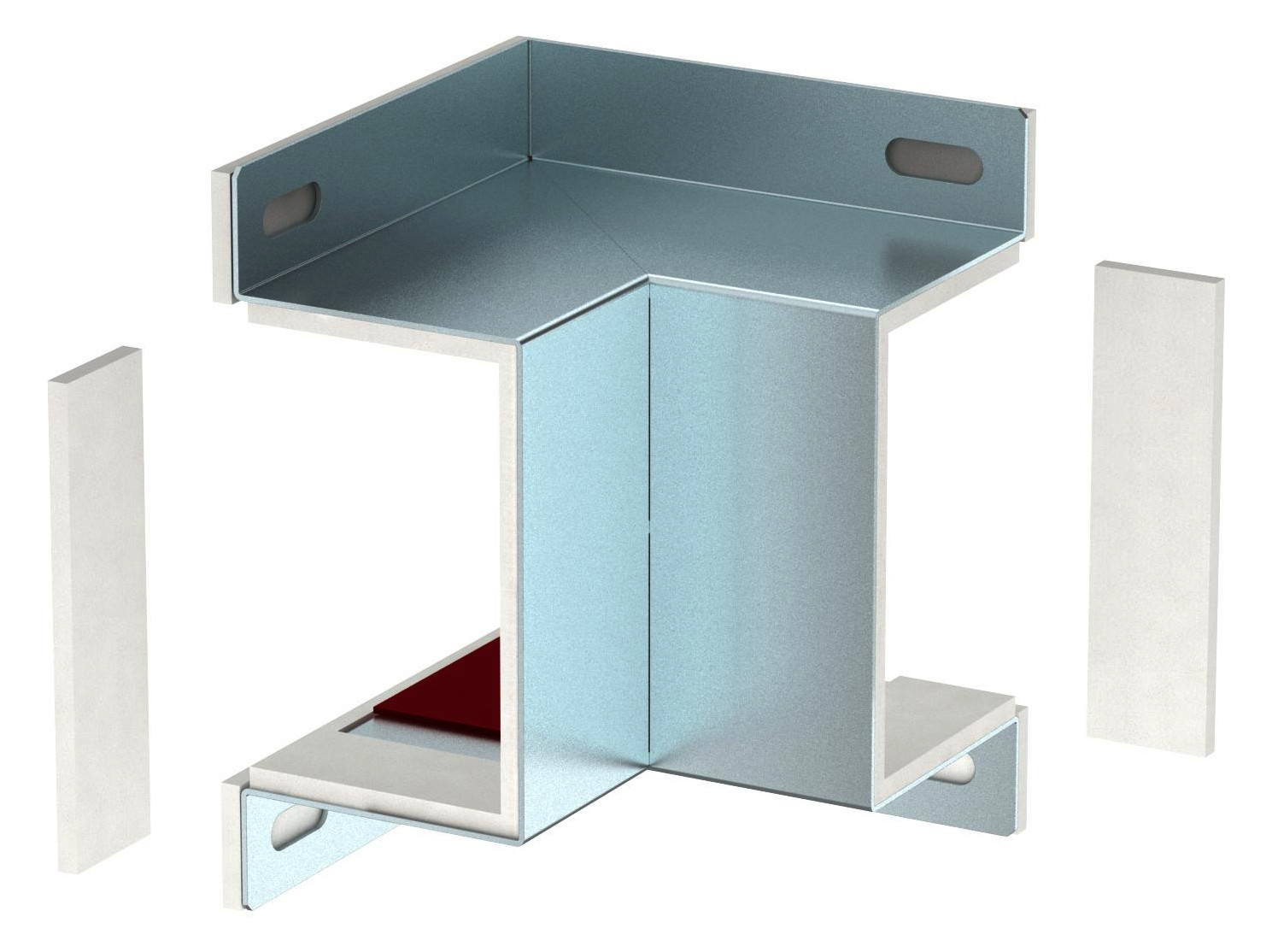 1St. OBO Bettermann BSKM-IE 0711 FS Inneneck für Wand- und Deckenmontage