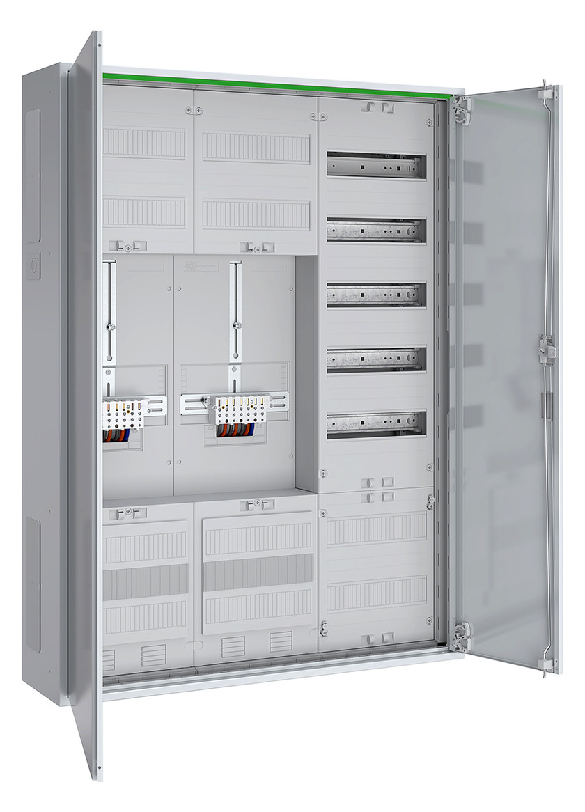 1St. ABN ABNRS307Z0052 Zählerschrank 3Pkt 2Z 1V 1APZ HLAK/ZSK