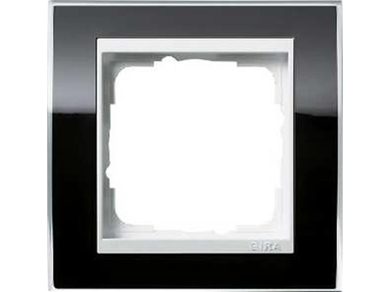 1St. Gira 0211733 Rahmen 1fach für Reinweiß Gira Event Klar Schwarz