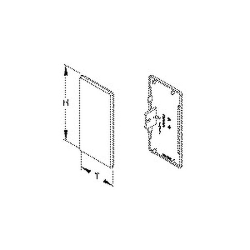 1St. Kleinhuis BE1708.3 RW reinweiß Endstück