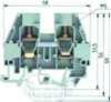 1St. Wieland WKI 10UV0 Durchgangsklemme 57.510.1155.0 WKI10UV0...