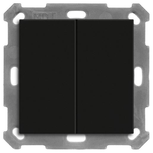 1St. MDT BE-TAL55B206.01 KNX Taster Light 55 Basic 2-fach