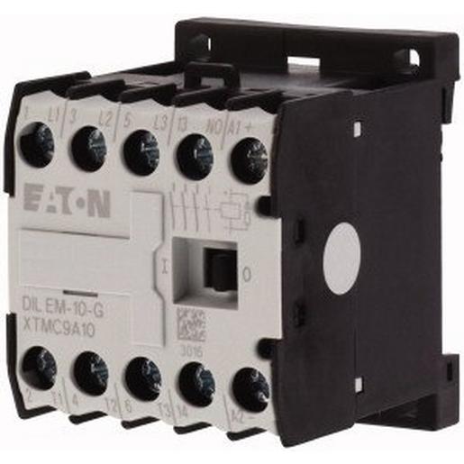 1St. Eaton 051788 Leistungsschütz, 400 V 50 Hz, 440 V 60 Hz, 3-polig, 380 V 400 V, 4 kW, Kontaktbestückung S = Schließer= 1 S, Schraubklemmen, Wechselstrombetätigung DILEM-10(400V50HZ,440V60HZ) 1St. Eaton 051788 Leistungsschütz, 400 V 50 Hz, 440 V 60 Hz, 3-polig, 380 V 400 V, 4 kW, Kontaktbestückung S = Schließer