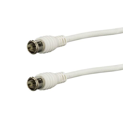 1St. E+P Elektrik FAS 50 F-ANSCHLUßKABEL 5,0M WEIß