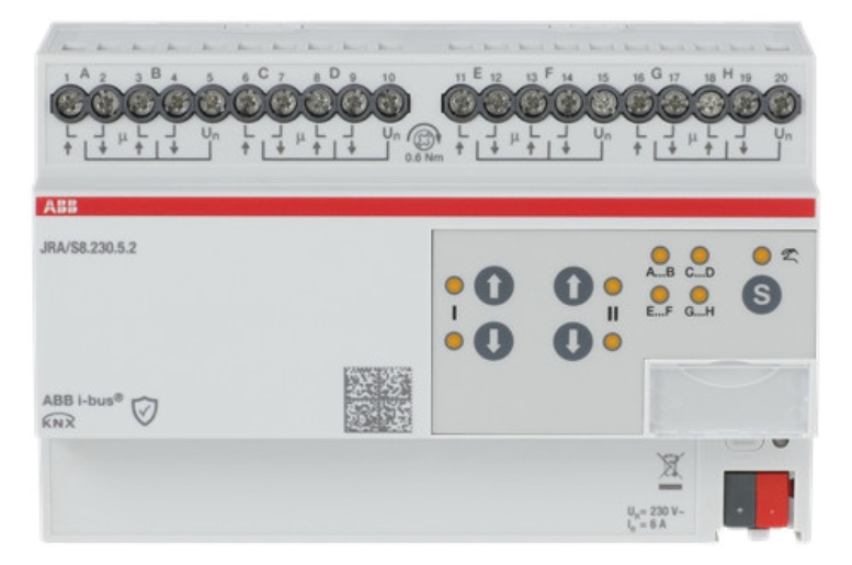 1St. ABB JRA/S8.230.5.2 Jalousie-/Rollladenaktor .,8f,Fahr,Man.B.