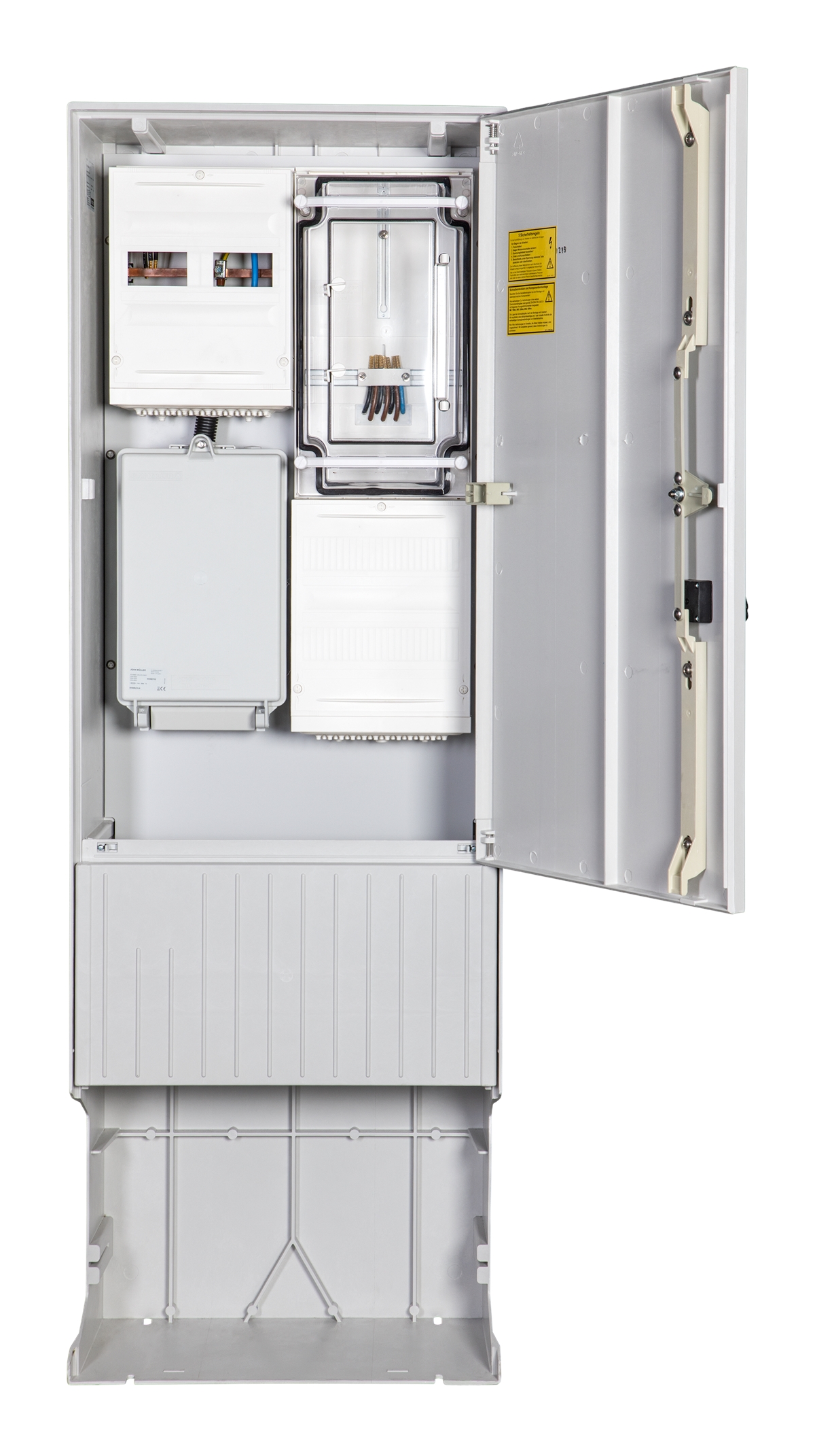 1St. F-Tronic ZSA172-2-ZK-TSG-HAK Zähleranschlusssäule 2-feldrig, H=1710mm, 3.HZ, Haube mit Tür, ZSA172-2-ZK-TSG-HAK-HT 7160018