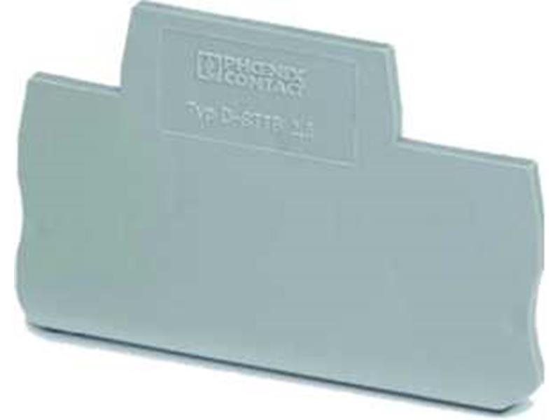 50St. Phoenix D-STTB 2,5 Abschlussdeckel L=67,5 mm B=2,2 mm H=47,5 mm grau 3030459