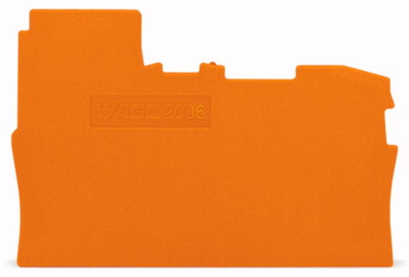 25St. Wago 2006-7192 Abschluss-u.Zwischenpl. 0,8mm dick 20067192