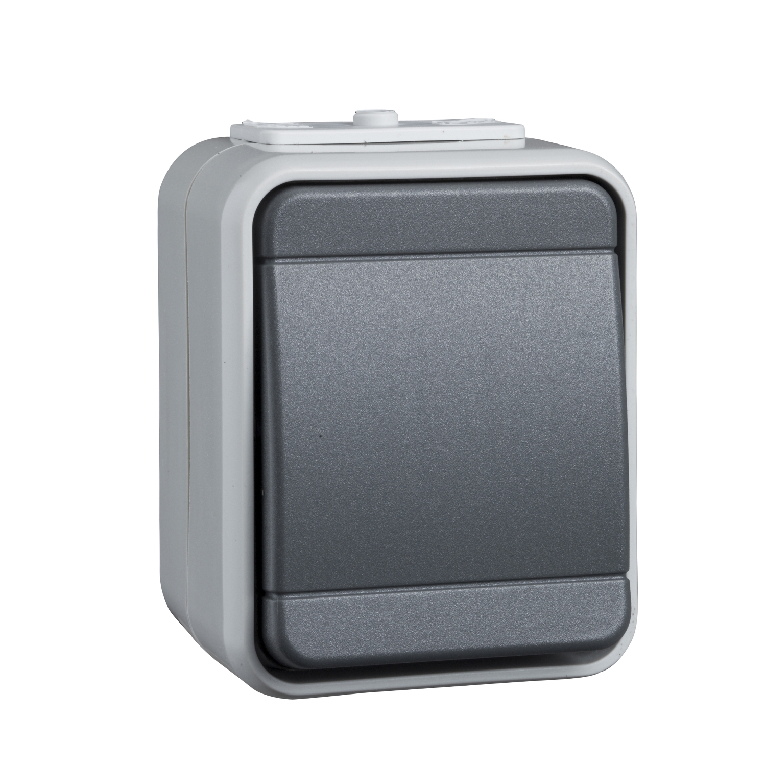 1St. Elso 441609 Universal-Schalter 10A AquaTop Steckklemme licht/basaltgrau...