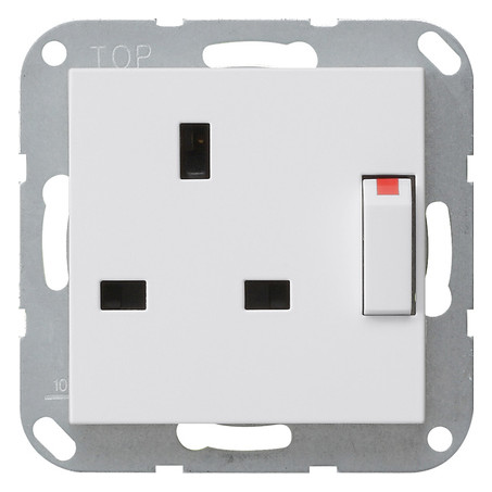 1St. Gira 277827 Steckd. BS 13 A gesch. + SH System 55