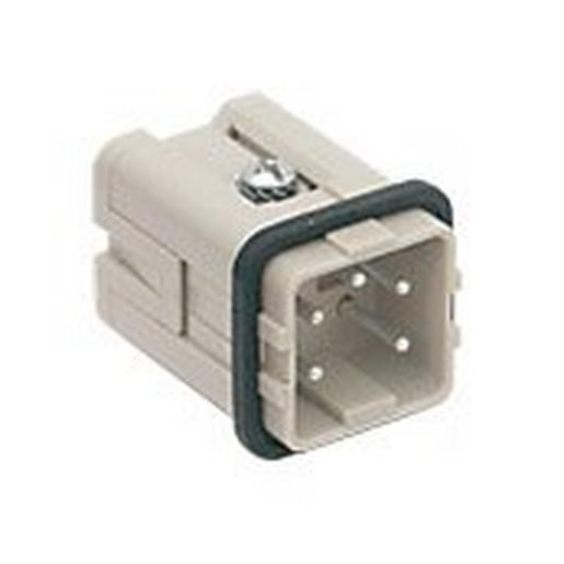 1St. ILME CKSM 04 Stifteinsatz, Gr.21.21, 4P+PE, Silber