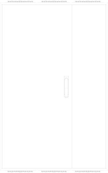 1St. F-Tronic ZF123 Leergehäuse ZF123, IP54, H=1250mm, B=800mm 7120533