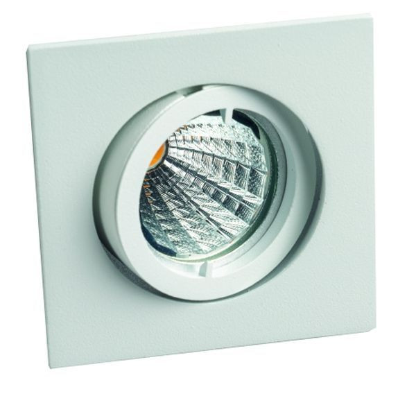 1St. Rutec ALU55471-M Einbaustrahler quadratisch ALU-Druckguss