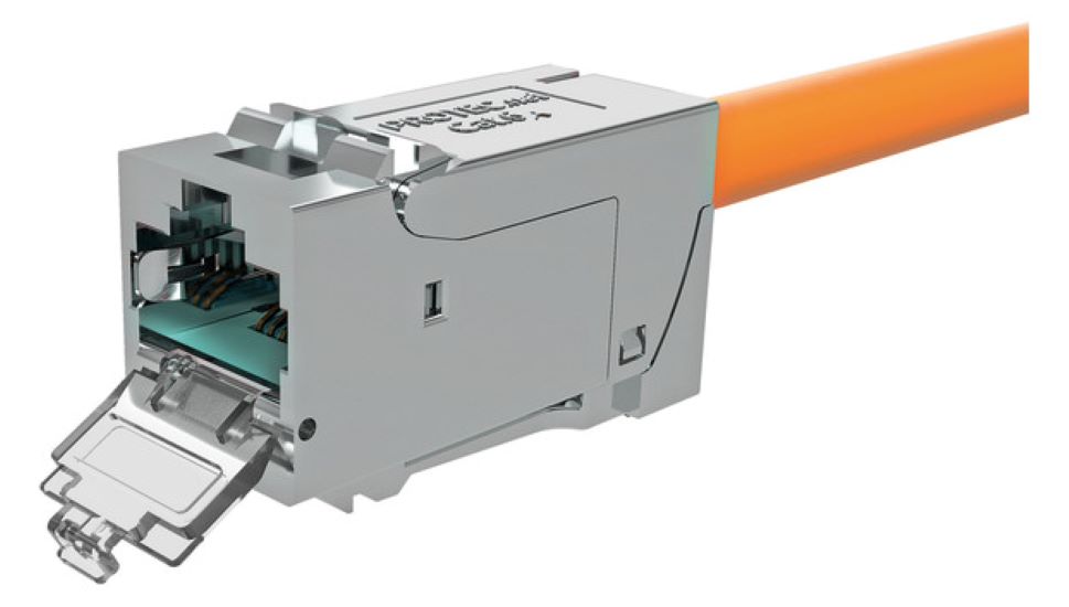 1St. Protec.net PNKM24 Keystone-Modul Cat. 6a RJ45 VP24