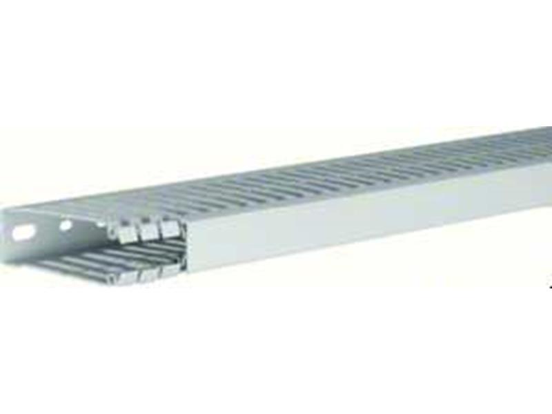 2m Hager HA780025 Verdrahtungskanal halogenfrei 80x25 lichtgraur