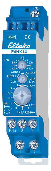 1St. Eltako 30014010 RS485-Bus-Aktor 4-Kanal-Heiz-Kühl-Relais F4HK14