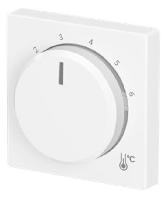 1St. Busch-Jaeger 1794 R-84 Zentralscheibe Temperatur, rund