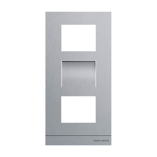 1St. Busch-Jaeger 41383CF-S-03 Frontplatte Edelstahl Video 1/3 Busch-WElcome IP