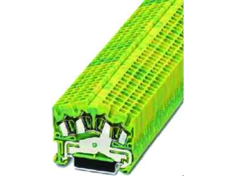 1St. Phoenix STS 2,5-TWIN-PE Schutzleiter-Reihenklemme Zugfederanschluss Anzahl der Anschlüsse: 3 0,08 mm² - 4 m