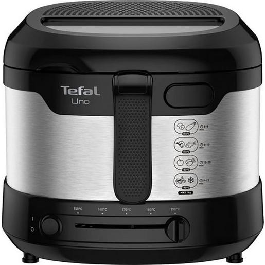 1St. Tefal FF215D Fritteuse UNO M Edelstahl/Schwarz