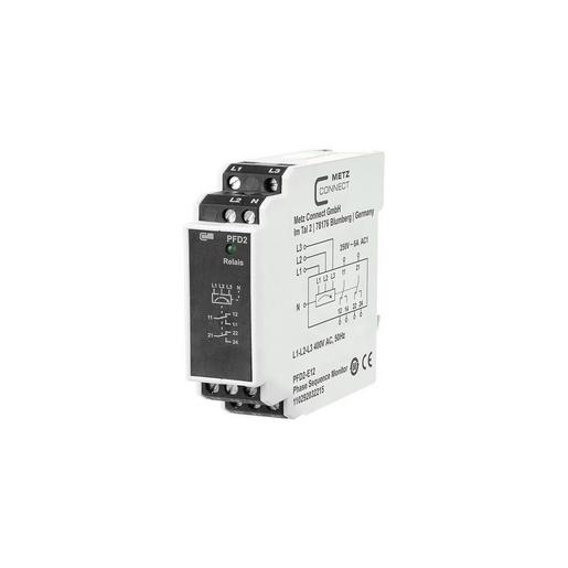 1St. Metz Connect 110292032215 PFD2-E12 (Meß- und Überwachungsrelais, Phasenüberwachung, 2 Wechsler)