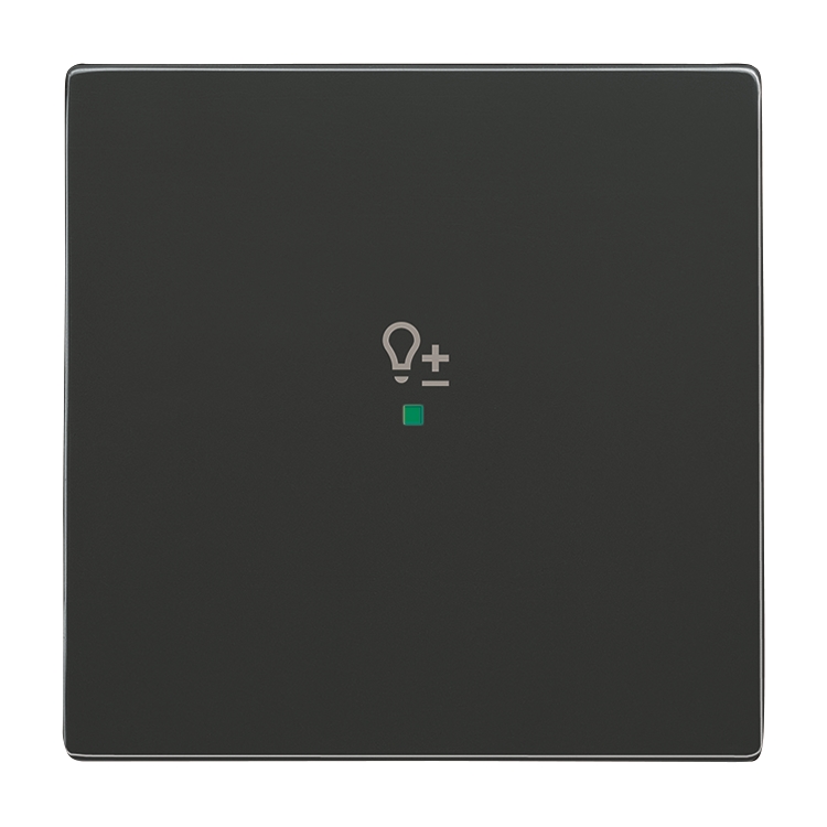 1St. Busch-Jaeger 6234-10-81 Wippe, 1-fach, mit Symbol Dimmer Busch-free@home anthrazit