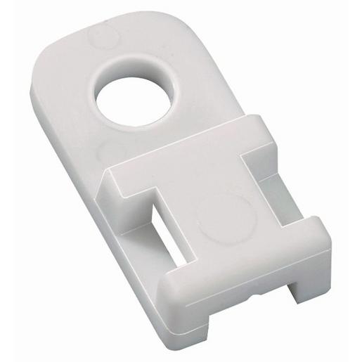 100St. Hellermann Tyton CTAM1-PA66-WH (100) Schraubsockel CTAM1 20,4x 10,2 weiß 100