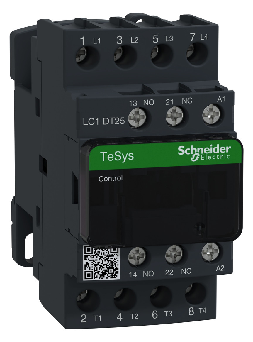 1St. Schneider Electric LC1DT25F7 Leistungsschütz LC1D 4p, +1S+1Ö, Spule 110 V AC
