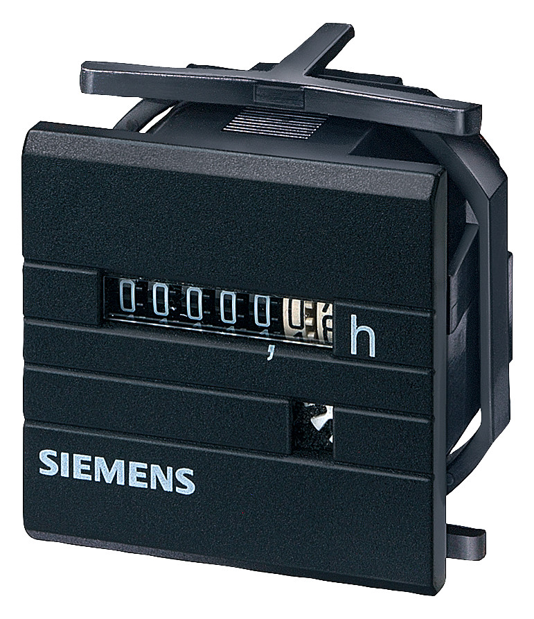 1St. Siemens 7KT5502 Zeitzähler 48x 48mm AC 230V 50Hz ohne Blende 55x 55mm SENTRON PAC