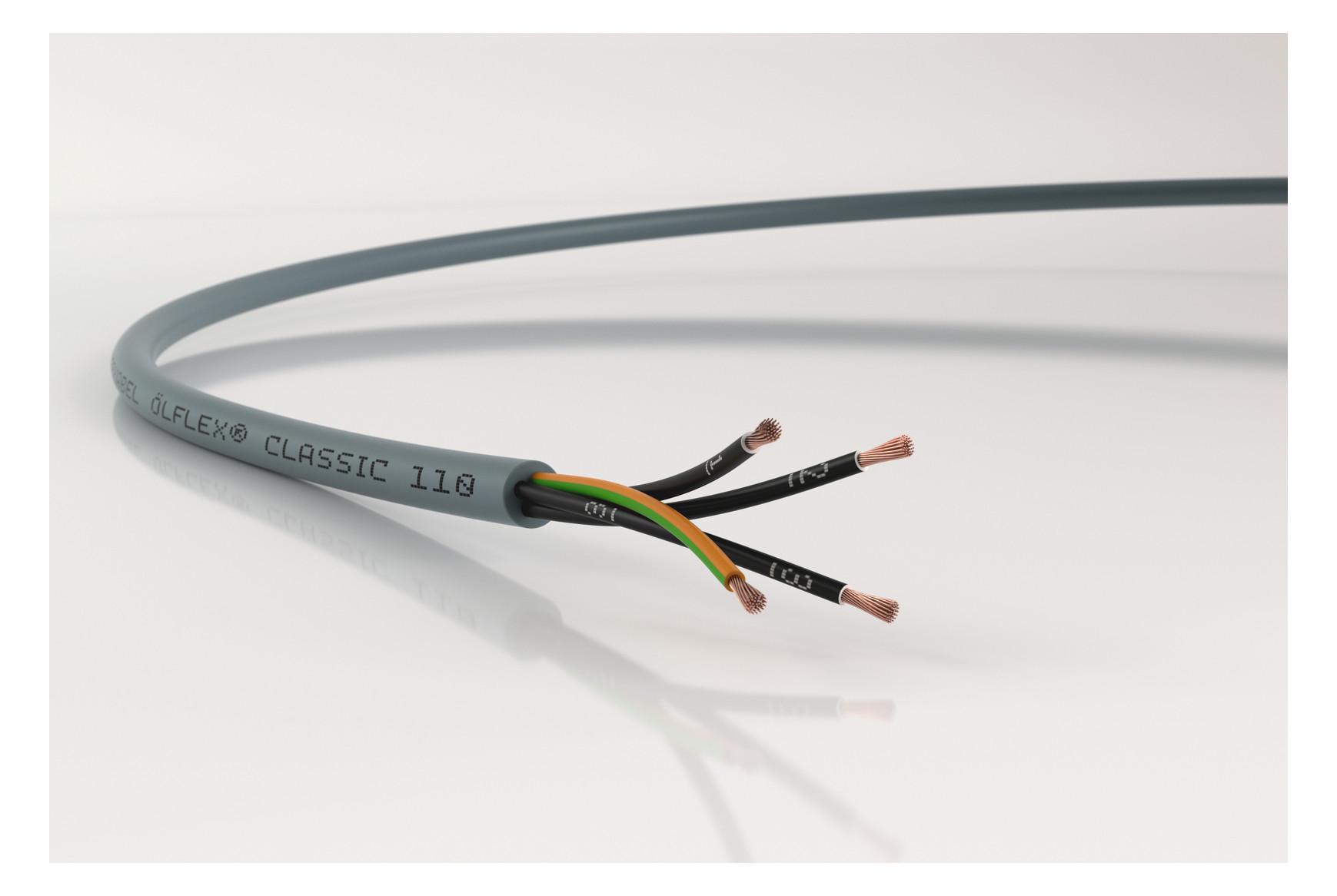 100m Lapp ÖLFLEX CLASSIC 110 5X1,5 PVC Mantel nummerierte Adern 1119905/100 (1,81EUR/m)
