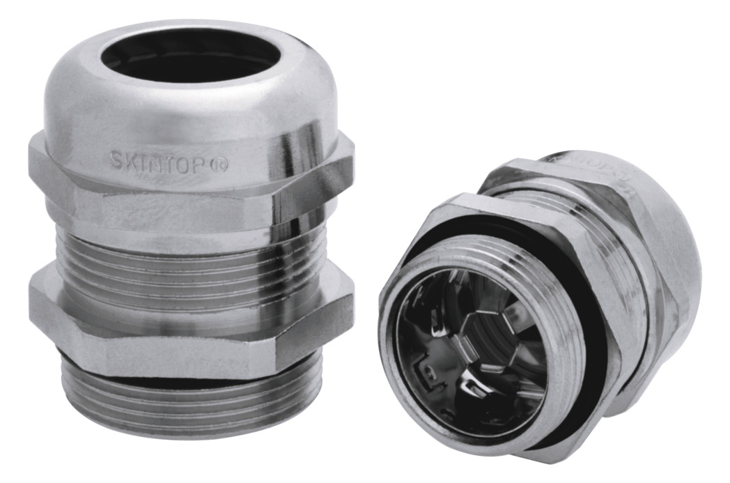 1St. Lapp 53112000 Kabelverschraubung SKINTOP MS-M 12x1,5, Messing, vernickelt