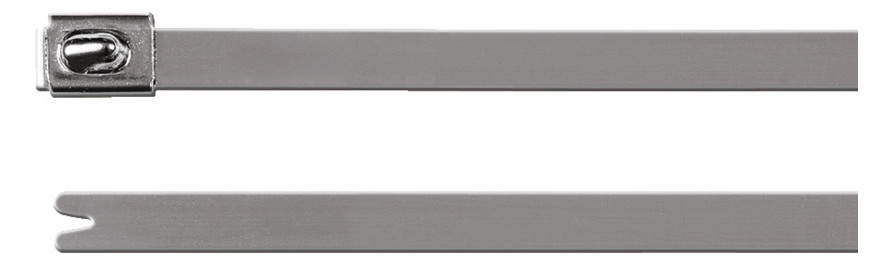 100St. Hellermann Tyton 111-93089 Edelstahlkabelbinder 201x4,6 100 ST ME MBT8S-SS316-ML