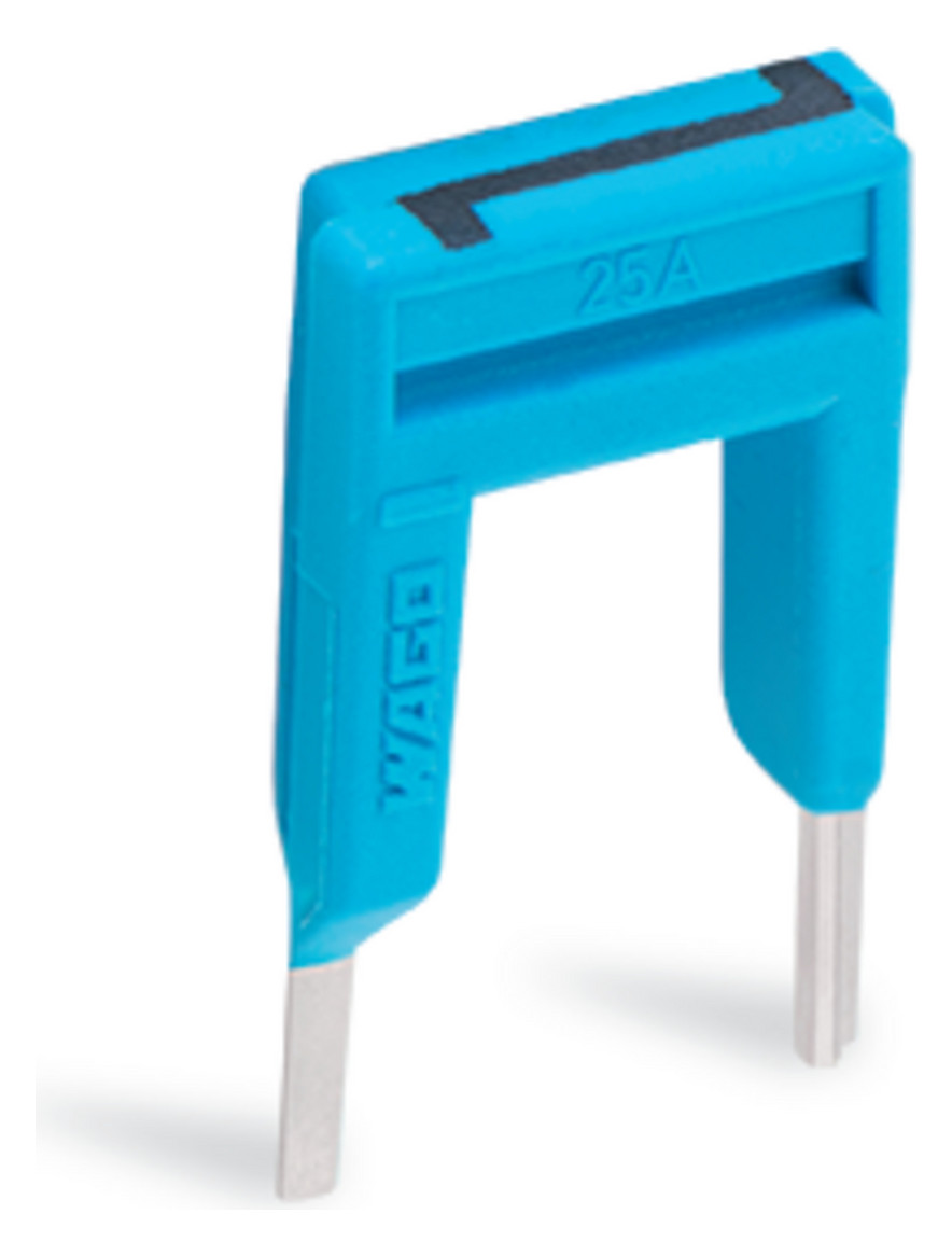 100St. Wago 2002-423/000-006 Endlosbrücker von 1 auf 3 isoliert blau