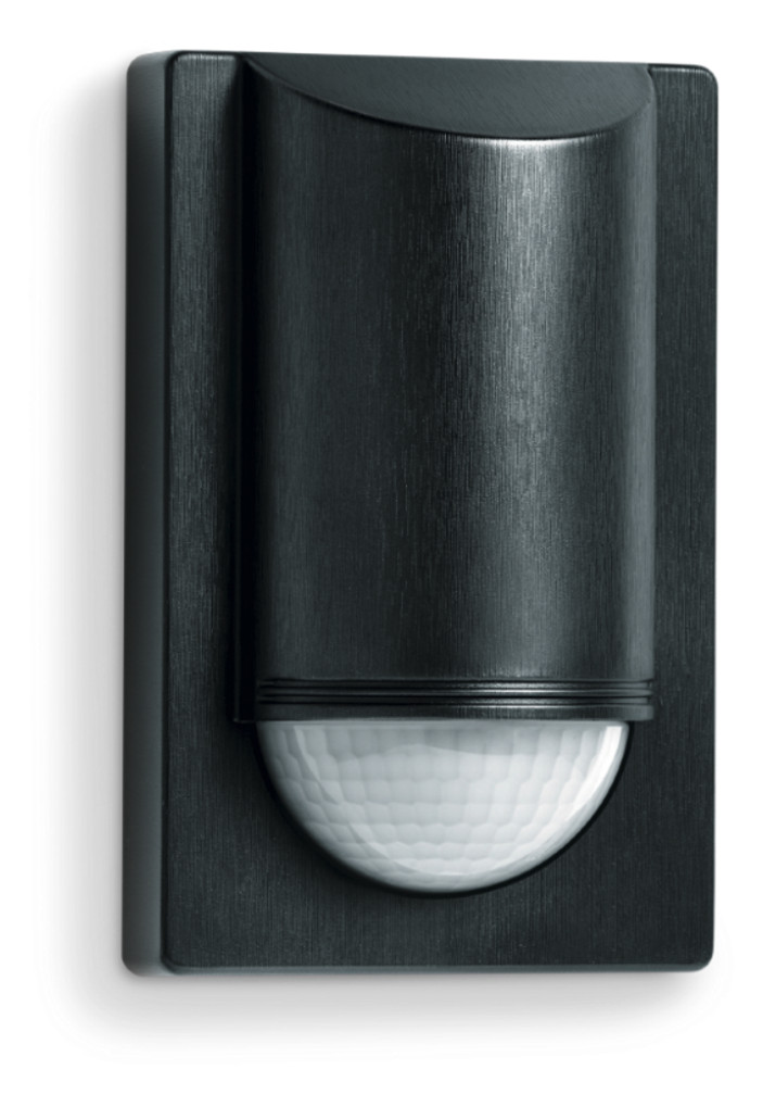1St. Steinel 603717 Bewegungsmelder Passiv Infrarot, Aufputz, IP54, 180 Reichweite max: r = 12 m (226 m²) IS 2180-2 schw
