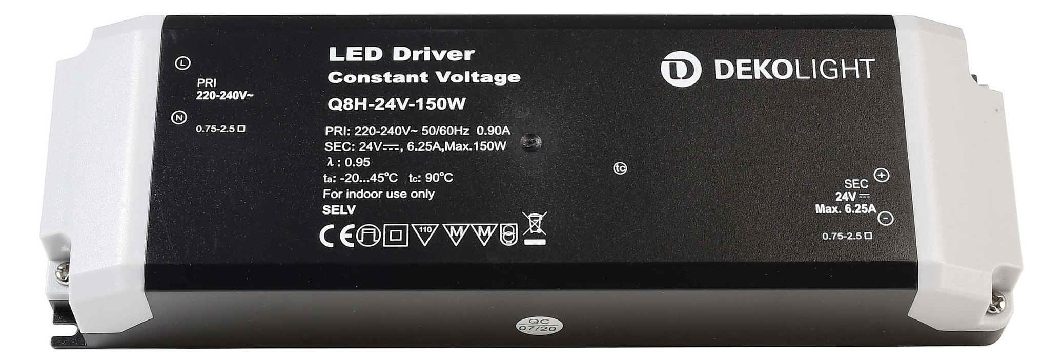 1St. DEKO-LIGHT 862168 Netzgeraet BASIC CV Q8H-24-150W