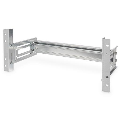 1St. Digitus DN-19-DIN-4U Hutschienenträger, 4HE, 178x483x223 mm,