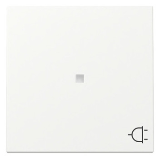1St. Gira 329127 Wippe Kontrollfenster + Symbol Steckd. System reinweiß seidenmatt